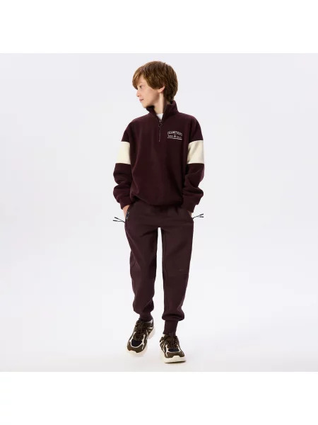 Reserved Sportovní kalhoty joggers hnědá