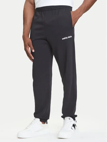 Calvin Klein Jeans Pantaloni trening negru