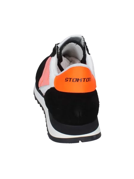 Sneakersy Stokton skórzane czarne