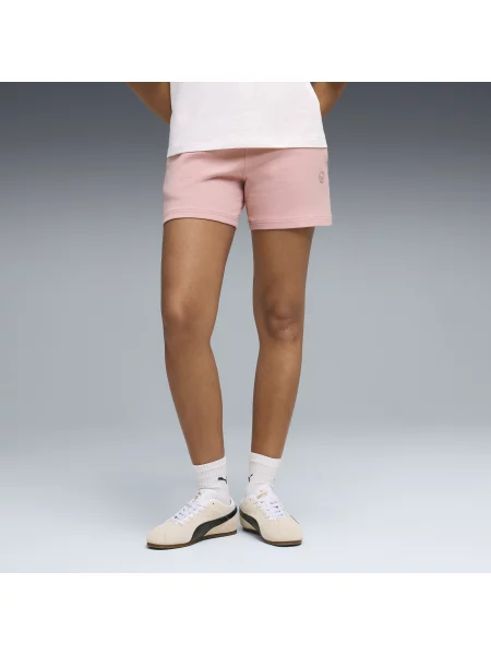 PUMA szorty Essentials Elevated ze śCzerwonynim stanem 5" Akcesoria S różowy