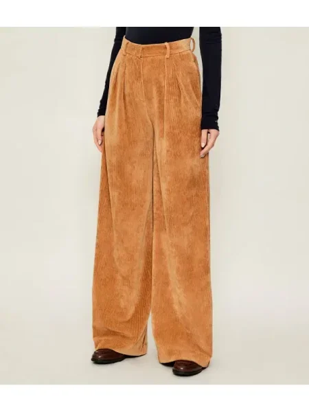 MM De catifea reiată pantaloni HENRY | flare fit