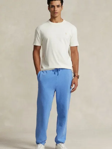 Однотонная футболка Polo Ralph Lauren бежевая