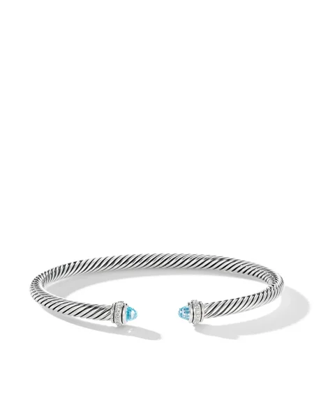 Brăţară David Yurman argintiu