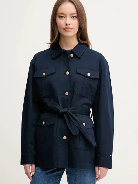 Яке тип риза Tommy Hilfiger преходен модел тъмносиньо