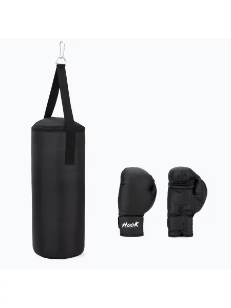 Set de box pentru copii HOOK FIGHTING Pierwszy Trening negru