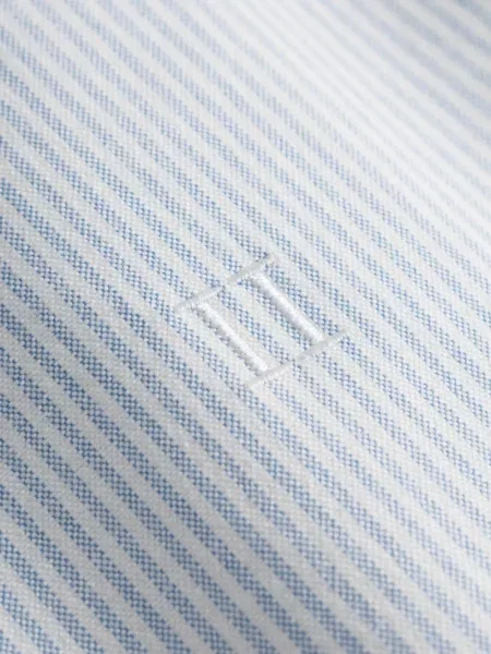 Pruhovaná keprová košile Les Deux bílá