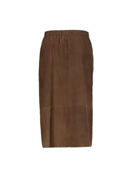 Spódnica midi Max Mara brązowa