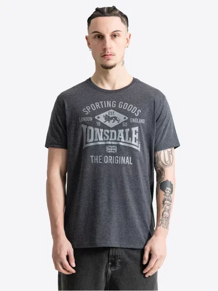 T-shirty Lonsdale Whashton szara