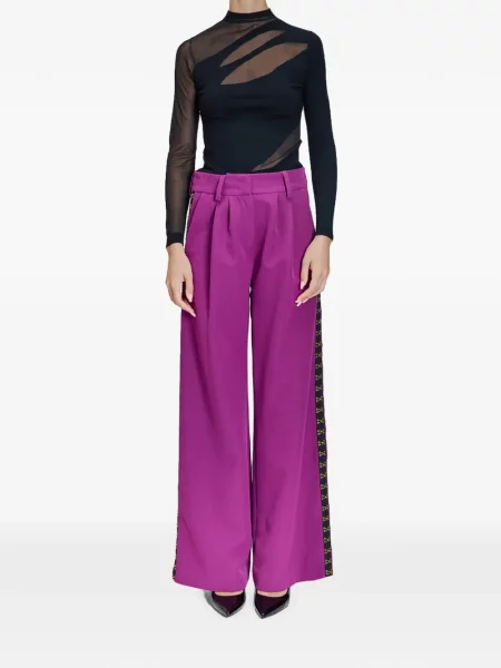 Pantaloni Just Cavalli violet