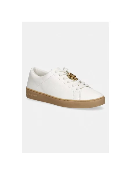 MICHAEL Michael Kors Keaton Lace Up sneakersy skórzane białe