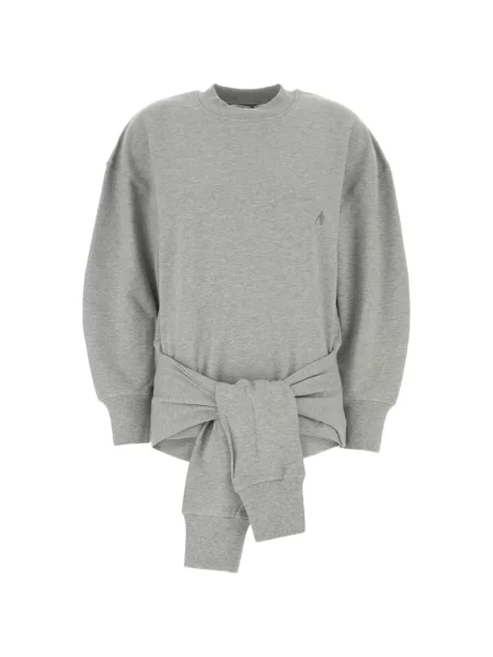 Hanorac The Attico cu legături cu autograf gri