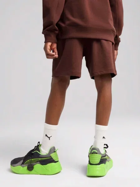 Дитячі Спортивні шорти PUMA HOOPS X TMNT коричневий