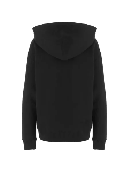 Hanorac cu glugă Jil Sander cu cordon negru