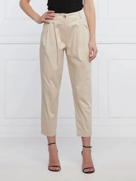 Silvian Heach Pantaloni MANTIKE | carrot fit | high waist maro