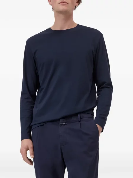 Lung tricou Closed albastru