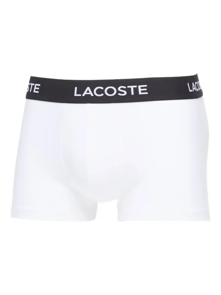 Боксерки Lacoste с автограф черно
