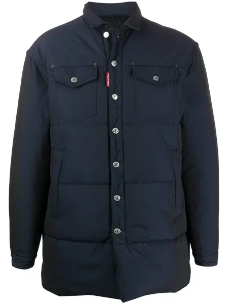 Palton Dsquared2 cu imagine albastru