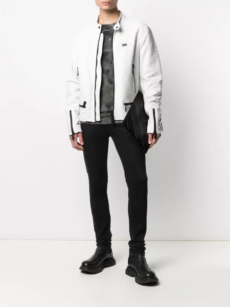 Geacă Philipp Plein alb