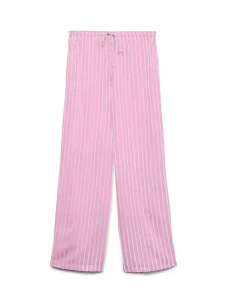 VERO MODA Kelnės VMRosie rožinė balta