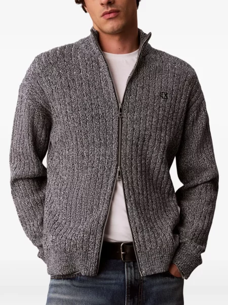 Cardigan Calvin Klein tricotate gri