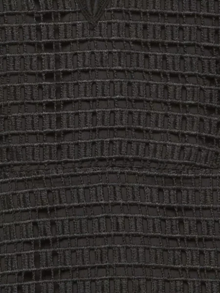 Rochie mini Sandro din dantelă negru