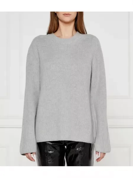 Michael Kors De lână pulover | Relaxed fit gri