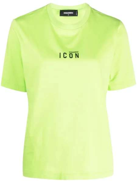 Tricou Dsquared2 cu imagine verde