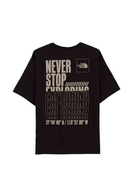 Tricou The North Face cu imagine negru