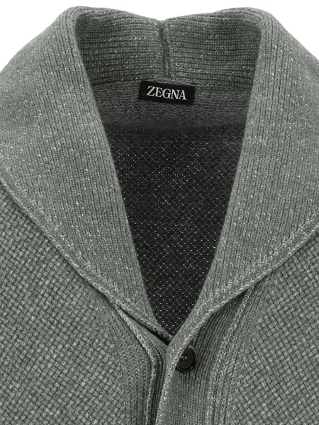 Vunena jakna Zegna siva