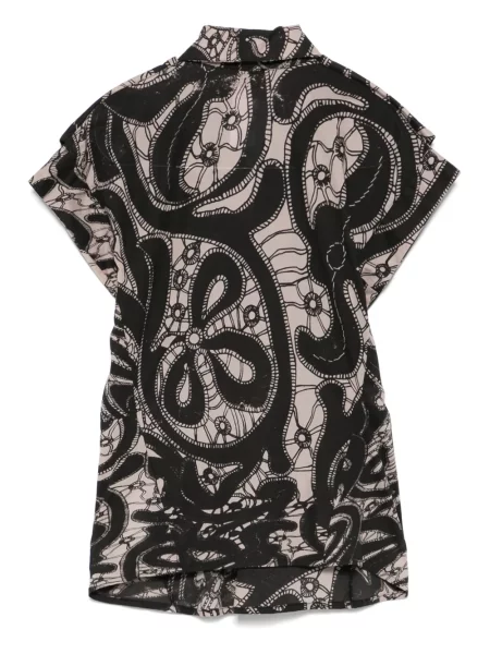 Květinová halenka Vivienne Westwood Pre-owned s potiskem černá
