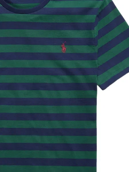 Șapcă Polo Ralph Lauren de mătase cu broderie cu dungi negru