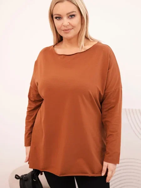 Bluză Kesi cu mâneci lungi lungă negru