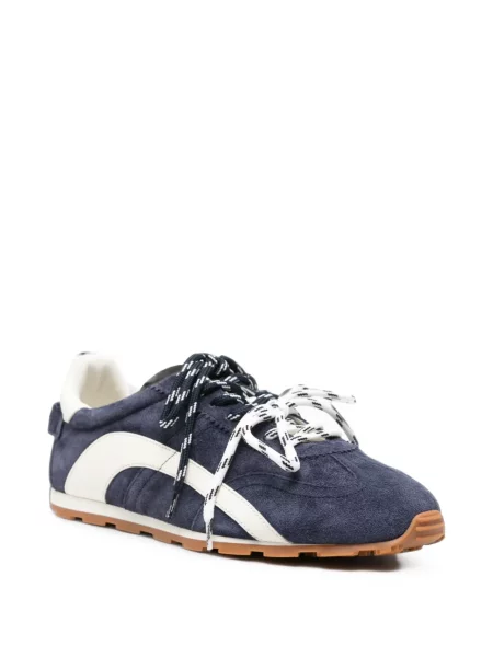 Fűzős csipkés sneaker Dsquared2 kék
