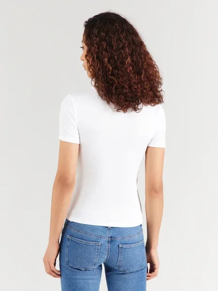 ONLY Tricou ONLJune' alb