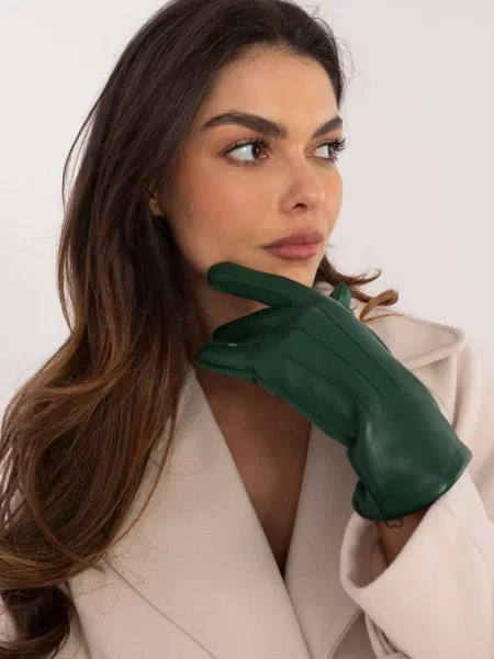 Mănuși Fashionhunters verde