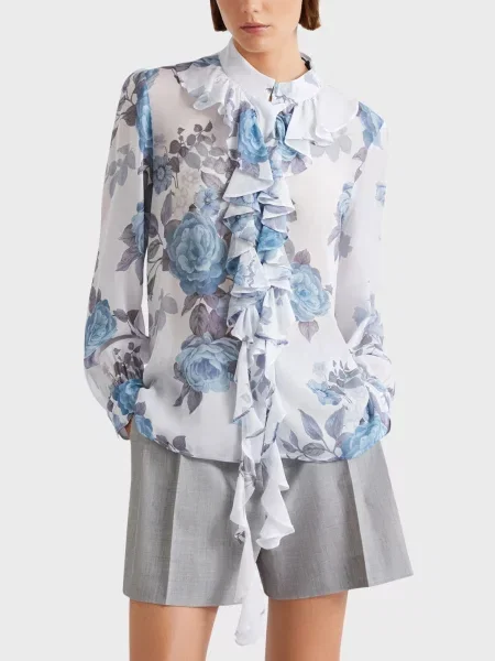 Блуза Marella блакитна