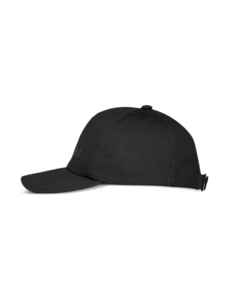 Haftowana czapka z daszkiem Saint Laurent czarna | Shopsy