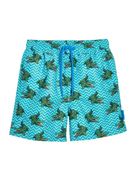 PLAYSHOES Șorturi de baie albastru aqua / galben / verde închis / deschis roșu