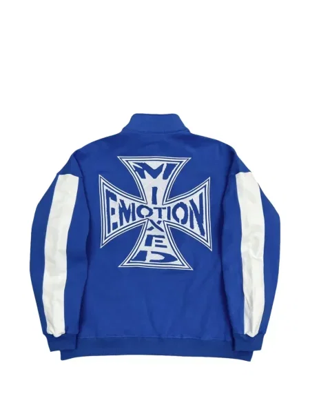Hanorac Mixed Emotion cu imagine albastru