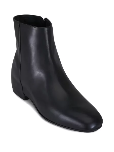 Botine Aquatalia cu vârf pătrat negru