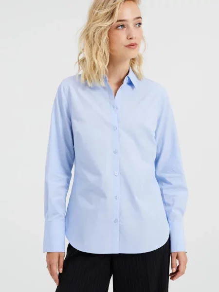 WE Fashion Bluză deschis albastru
