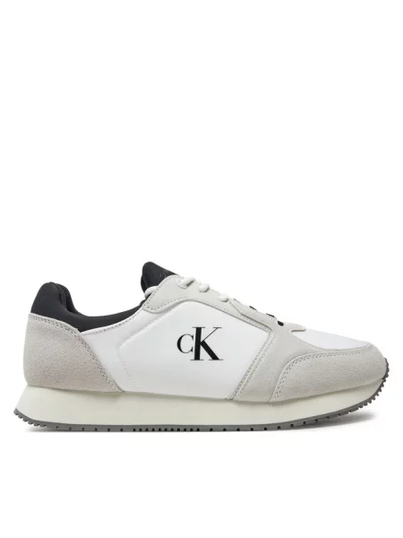 Calvin Klein Jeans sneakersy RETRO SOCK RUNNER MG WMM biały