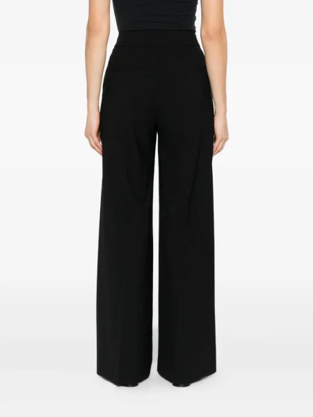 Pantaloni Peserico plisate negru