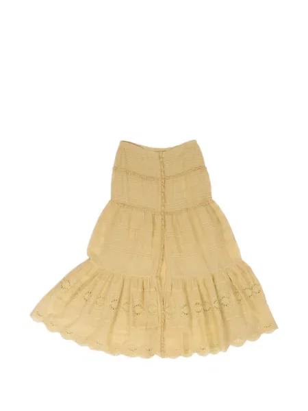 Fusta maxi Isabel Marant galben