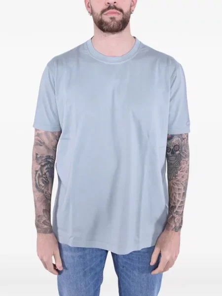 Tricou Paul & Shark din jerseu albastru
