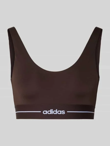 Biustonosz z elastycznym z logo Adidas Sportswear