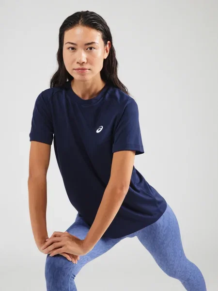 Dámske tenisové tričko ASICS Court Top W midnight modrá