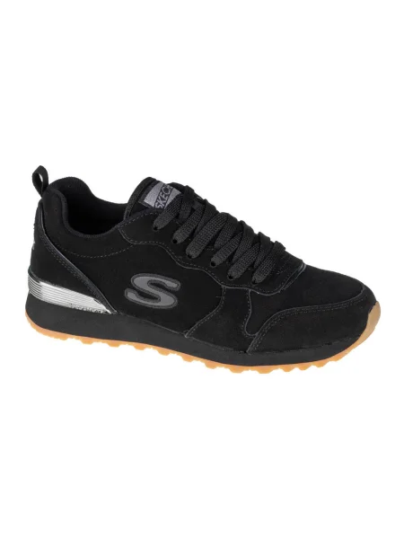 Sneakerși Skechers din piele de căprioară