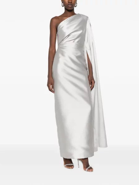Rochie maxi Solace London cu un umăr gol