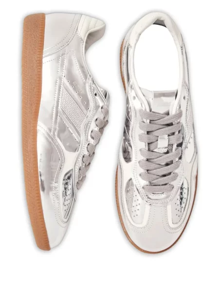 Sneakerși Alohas din piele gri